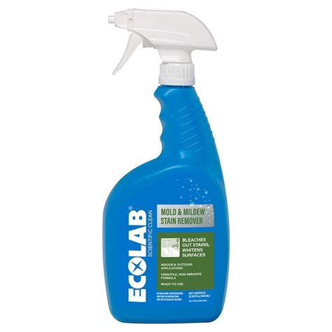 Use on hard non-porous surfaces in bathroom, kitchen, outdoor. . Ecolab mold and mildew stain remover reviews